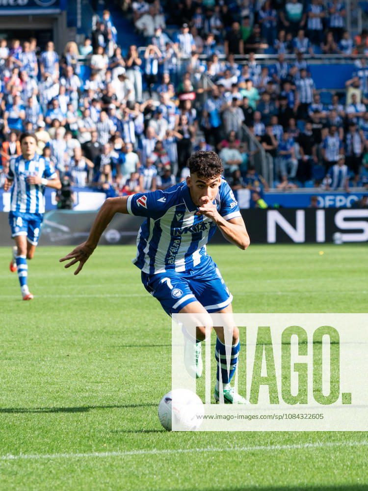 ESP: LaLiga EA Sports Deportivo Alaves v Atletico Madrid Angel Perez of Deportivo Alaves during LaLiga EA Sports between Deportivo Alaves v Atletico Madrid played at Mendizorroza Stadium in Vitoria-Gasteiz on October 10, 2026 in Spain VITORIA GASTEIZ Spain Futbol