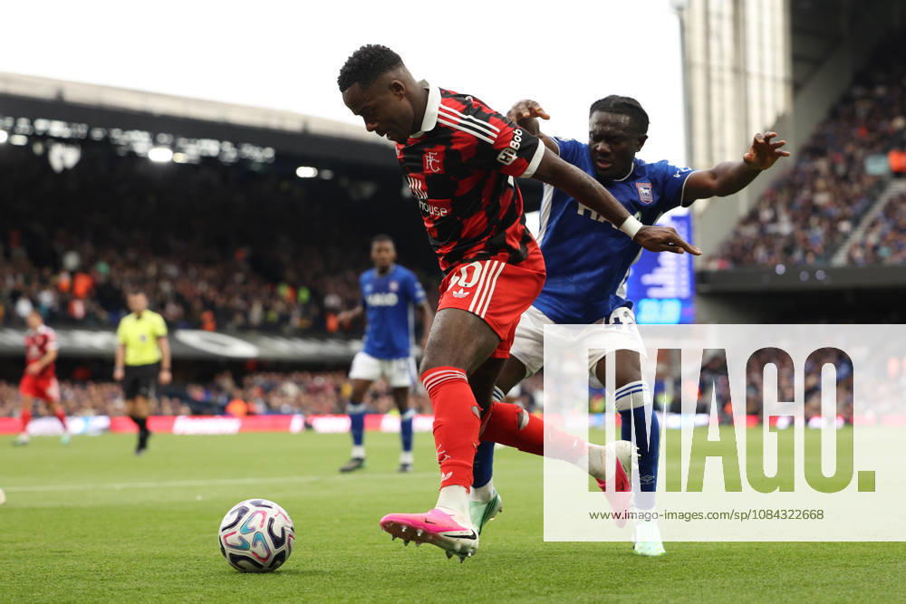 Ipswich Town v Fulham, Premier League Ryan Sessegnon of Fulham pressured by Abdoul Ouattara of Ipswich Town during the Ipswich Town v Fulham Premier League match at Portman Road, Ipswich, England on 10 October 2026 Credit: Tiego Grenho Every Second Media Editorial use only. All images are copyright Every Second Media Limited. No images may be reproduced without prior permission. All rights reserved. Premier League and Football League images are subject to licensing agreements with Football DataCo Limited. see https: www.football-dataco.com