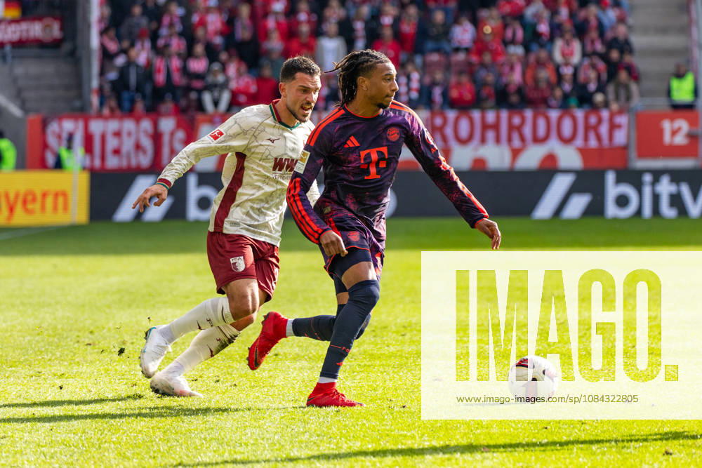 FC Augsburg - FC Bayern München Deutschland, Augsburg, 10.10.2026, Fussball, Bundesliga, Saison 2026 2027, FC Augsburg - FC Bayern München: Michael Olise (FC Bayern München).