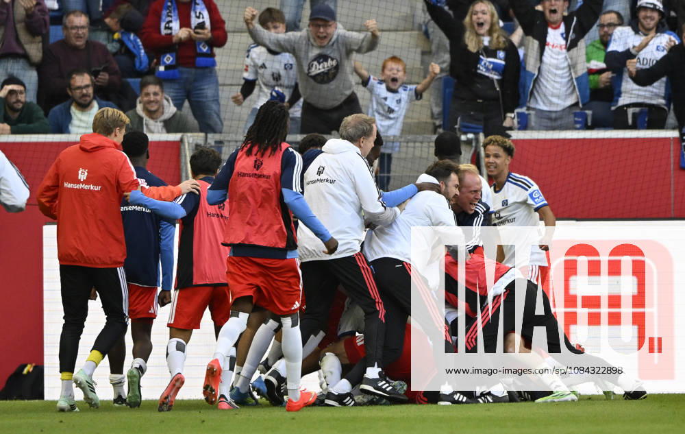 TOR zum 2:3 Miro Muheim Hamburger SV HSV (28) Torjubel TSG 1899 Hoffenheim vs Hamburger SV HSV 10.10.2026 DFL REGULATIONS PROHIBIT ANY USE OF PHOTOGRAPHS AS IMAGE SEQUENCES AND OR QUASI-VIDEO TSG 1899 Hoffenheim vs Hamburger SV HSV