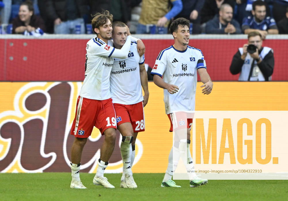 TOR zum 2:3 Miro Muheim Hamburger SV HSV (28) Torjubel Terem Moffi Hamburger SV HSV (09) TSG 1899 Hoffenheim vs Hamburger SV HSV 10.10.2026 DFL REGULATIONS PROHIBIT ANY USE OF PHOTOGRAPHS AS IMAGE SEQUENCES AND OR QUASI-VIDEO TSG 1899 Hoffenheim vs Hamburger SV HSV