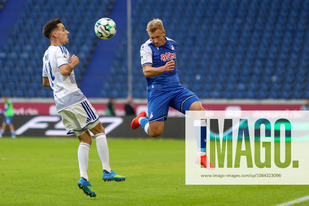 GER, Fussball, Herren, 3. Liga, Saison 2026 2027, MSV Duisburg - TSG Hoffenheim II Conor Noß (MSV) und Valentin Lässig (TSG II) im Kampf um den Ball