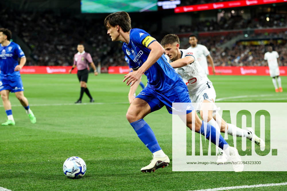 MELBOURNE, AUSTRALIA - OCTOBER 10: Marco Jankovic of South Melbourne FC during the Australia Cup Final match between South Melbourne FC and Melbourne Victory FC at AAMI Park on October 10, 2026 in Melbourne, Austr0alia. South Melbourne FC V Melbourne Victory FC - Australia Cup 2026 Final - ZUMAp121 20261010_zsp_p121_070