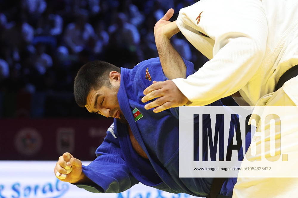 AZERBAIJAN, BAKU - OCTOBER 10, 2026: Azerbaijan s Dzhamal Gamzatkhanov fights in his heavyweight bout during the 2026 World Judo Championships at the National Gymnastics Arena 2026 World Judo Championships In Baku - ZUMAt113 20261010_zaa_t113_417
