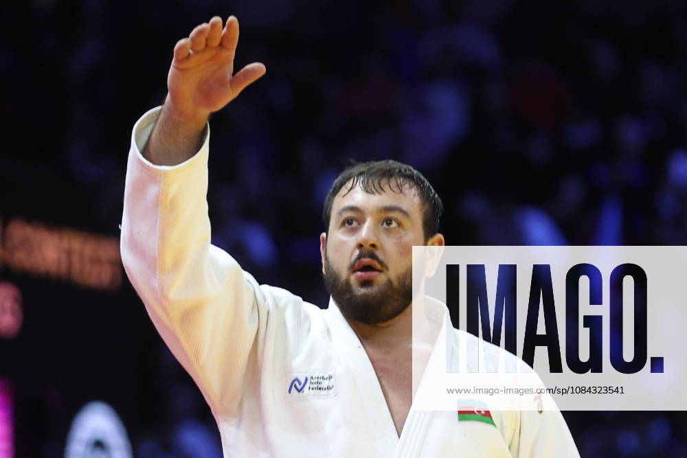 AZERBAIJAN, BAKU - OCTOBER 10, 2026: Azerbaijan s Kanan Nasibov appears in his heavyweight bout during the 2026 World Judo Championships at the National Gymnastics Arena 2026 World Judo Championships In Baku - ZUMAt113 20261010_zaa_t113_421