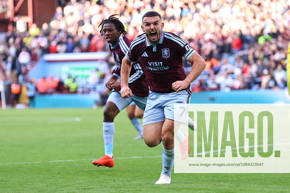 Aston Villa v Brentford, Premier League John McGinn of Aston Villa celebrates his goal making it 2-1 during the Aston Villa v Brentford Premier League match at Villa Park, Birmingham, England on 10 October 2026 Credit: Ryan Crockett Every Second Media Editorial use only. All images are copyright Every Second Media Limited. No images may be reproduced without prior permission. All rights reserved. Premier League and Football League images are subject to licensing agreements with Football DataCo Limited. see https: www.football-dataco.com