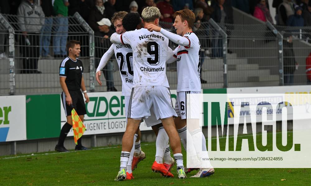 Fussball - Saison 2026 2027 - Regionalliga Bayern - 04. Spieltag: SpVgg Ansbach - 1. FC Nürnberg FCN II ( Club ) - DoGe - - Torjubel 1.FC Nürnberg U23 FCN II