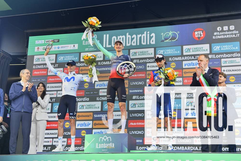 Road cycling, Rad, Radsport, Strasse - Il Lombardia 2026 - Paul Seixas Wins the Monument Solo Paul Seixas won the Monument solo during the ll Lombardia 2026, after attacking 18 km from the finish, making him the youngest winner in the history of the race, on October 10, 2026, in Bergamo, Italy. Photo byDavide Vaninetti IPA Spor ABACAPRESS.COM Bergamo Italy