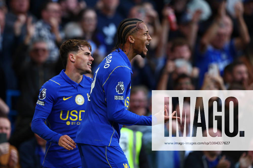 Premier League: Chelsea v AFC Bournemouth LONDON, UK - 10th Oct 2026: Joao Pedro of Chelsea celebrates scoring his side s fourth goal during the Premier League match between Chelsea FC and AFC Bournemouth at Stamford Bridge London Stamford Bridge England United Kingdom