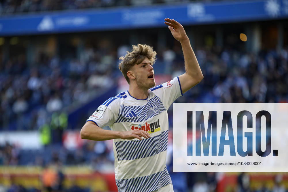 GER, Fussball, Herren, 3. Liga, Saison 2026 2027, MSV Duisburg - TSG Hoffenheim II Frederik Christensen (Duisburg) gestikuliert, Gestik Duisburg schauinsland-reisen-Arena Nordrhein-Westfalen Deutschland