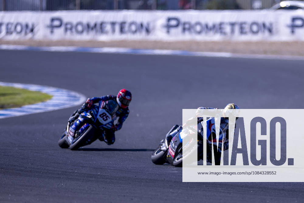 ESTORIL, PORTUGAL - OCTOBER 10: Danilo Petricci of Italy and Rokit BMW Motored WorldSBK Team competes during Race 1 during day two of the World Superbikes Estoril Round at Circuito Estoril on October 10, 2026 in Estoril, Portugal. Cascais Portugal - ZUMAl192 20261010_zsp_l192_010