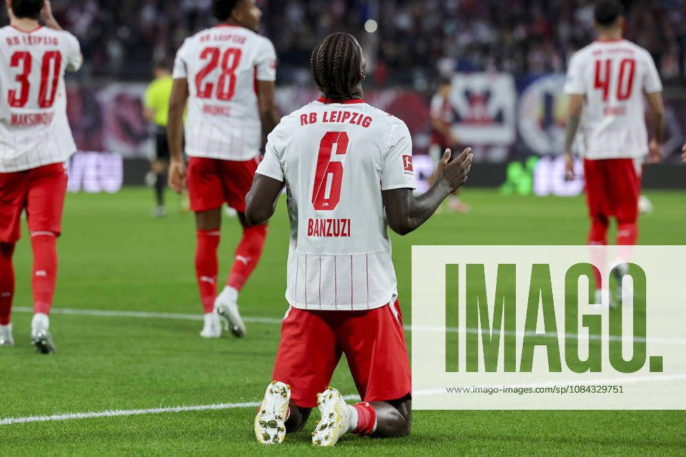 Ezechiel Banzuzi (RB Leipzig) bejubelt seinen Treffer zum 1:0 waehrend des spiels der 1. Bundesliga zwischen RB Leipzig und Eintracht Frankfurt, Red Bull Arena am 10. October 2026 in Leipzig, Deutschland. (Foto von Marco Steinbrenner DeFodi Images) +++ Ezechiel Banzuzi (RB Leipzig) celebrates after scoring his teams first goal during the Bundesliga match between RB Leipzig and Eintracht Frankfurt at Red Bull Arena on October 10, 2026 in Leipzig, Germany. (Photo by Marco Steinbrenner DeFodi Images) DFB DFL REGULATIONS PROHIBIT ANY USE OF PHOTOGRAPHS AS IMAGE SEQUENCES AND OR QUASI-VIDEO. (Photo by Marco Steinbrenner DeFodi Images) -