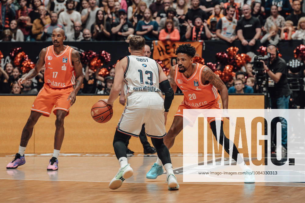 EasyCredit Basketball Bundesliga, 5. Spieltag, Niners Chemnitz -Bayern München 10.10.2026 ab 16:00 Uhr Chemnitz, Chemnitz Arena Im Foto: 17 Darion Atkins, 13 Andreas Obst, 20 Urald King easyCredit Basketball Bundesliga, 5. Spieltag, Niners Chemnitz - Bayern München Chemnitz Sachsen Deutschland