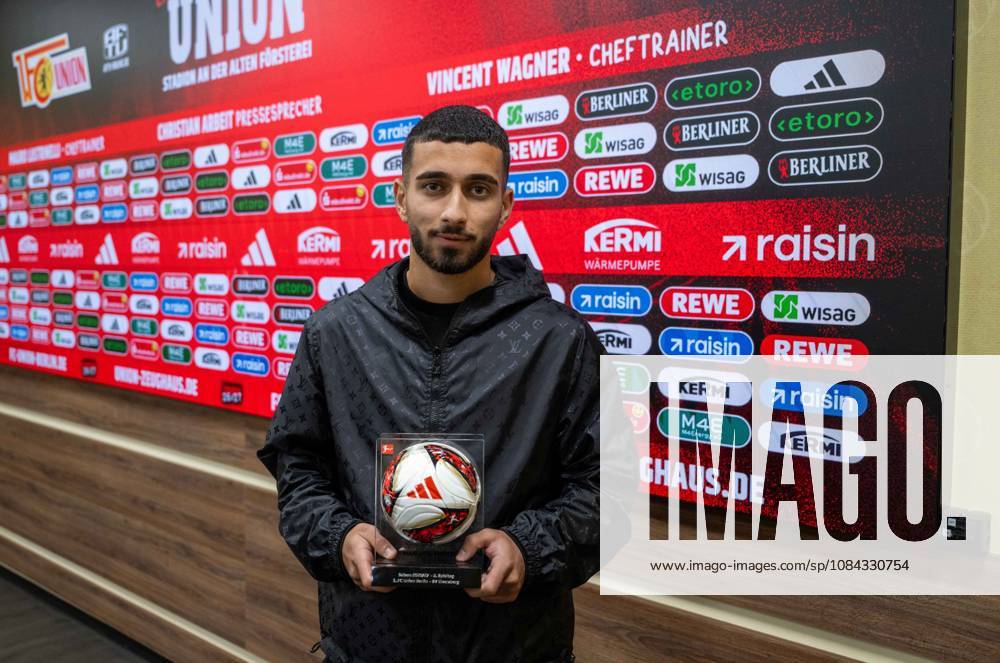 Fußball, Herren, Saison 2026 2027, 1. Bundesliga (5. Spieltag), 1. FC Union Berlin - SV 07 Elversberg, Livan Burcu (1. FC Union Berlin) wurde als Man of the Match ausgezeichnet, 10.10.2026,