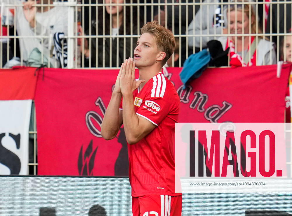 Andras Schaefer (1. FC Union Berlin, 13) reagiert. GER, 1.FC Union Berlin vs SV Elversberg, 1. Bundesliga, 5. Spieltag, Saison 2026-27, Stadion An der Alten Foersterei, Berlin, 10.10.2026 DFL REGULATIONS PROHIBIT ANY USE OF PHOTOGRAPHS AS IMAGE SEQUENCES AND OR QUASI-VIDEO 1.FC Union Berlin vs SV Elversberg, 1. Bundesliga, 5. Spieltag, Saison 2026-27, 10.10.2026 Berlin