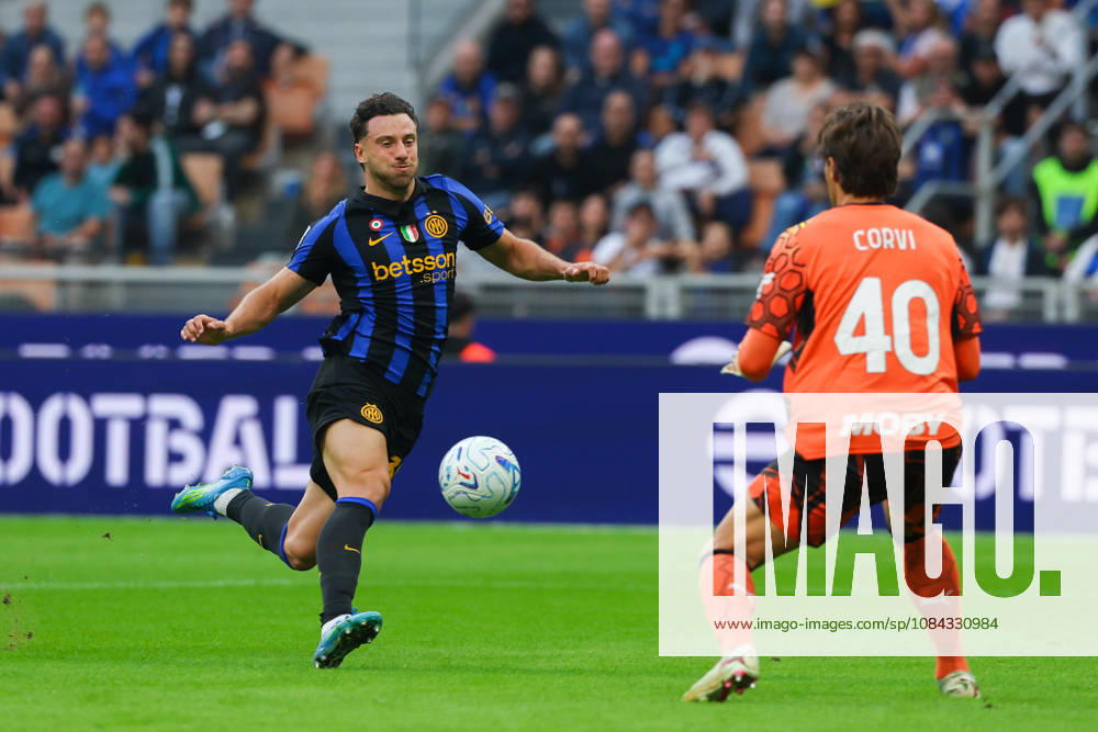Carlos Augusto of FC Internazionale seen in action during Serie A Enilive 2026 27 football match between FC Internazionale and Parma Calcio 1913. Italy