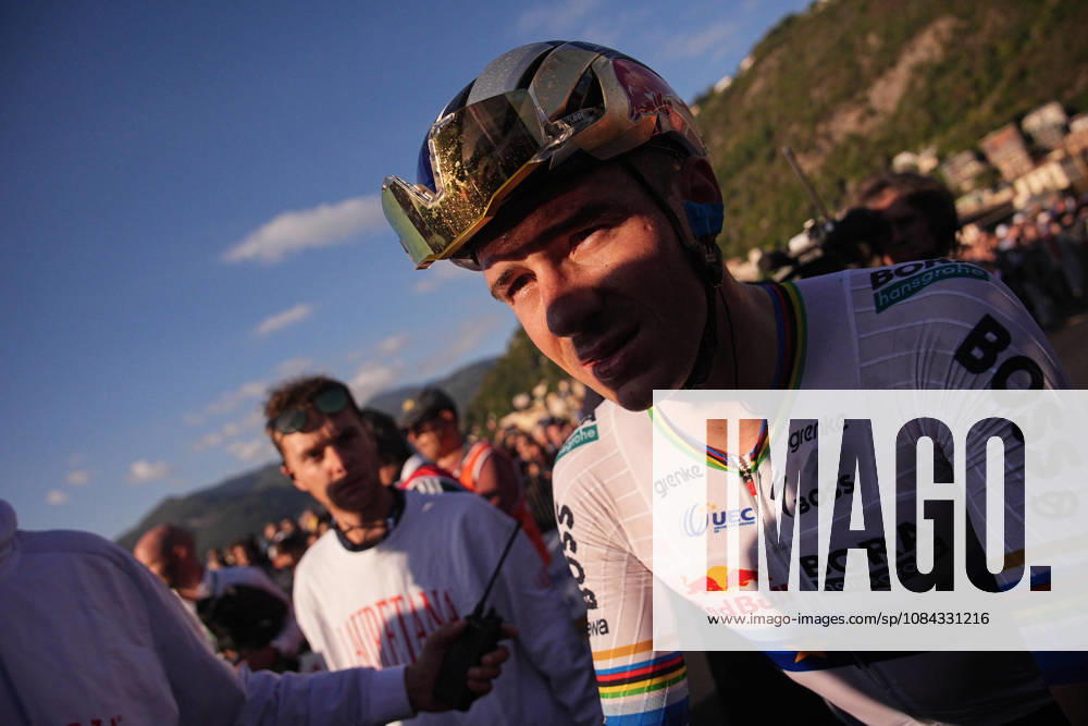 Belgium s Remco Evenepoel of Red Bull - Bora - Hansgrohe during the 120th edition of the Il Lombardia, Tour of Lombardy cycling race, a 239 km one day race from Bergamo to Como on October 10, 2026, Italy.