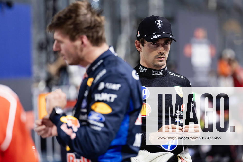 Charles Leclerc of Monaco and Scuderia Ferrari HP at Parc Ferme after qualifying for F1 Grand Prix race of Singapore at Marina Bay Street Circuit on October 10, 2026 in Singapore, Singapore. (Photo by Qian Jun SPP-Paddocker)