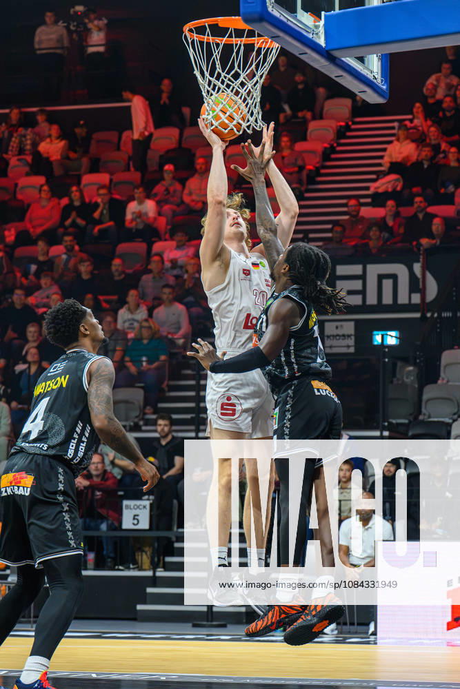 Basketball - Saison 2026 2027 - 2. Bundesliga Pro-A - 4. Spieltag: Nürnberg Falcons Basketball Club NBC - Kreisbau Kirchheim Knights - AlSch - - Jarne Jürgens Juergens (21, Nürnberg Falcons BC NBC ) Tyrel Morgan (11, Kreisbau Kirchheim Knights )