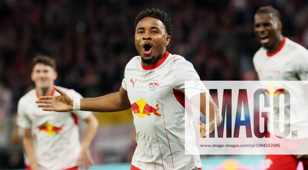 RB Leipzig - Frankfurt Bundesliga Leipzig, 10.10.2026, Red Bull Arena, Fußball, 1.Bundesliga, 5.Spieltag , RB Leipzig vs. SG Eintracht Frankfurt , Im Bild: Tor für RB Leipzig. Christopher Nkunku ( 28, RBL) trifft zum 1:0 und jubelt. , Nur zur redaktionellen Nutzung. Only editorial use. , DFL DFB regulations prohibit any use of photographs as image sequences and or quasi-video. ,
