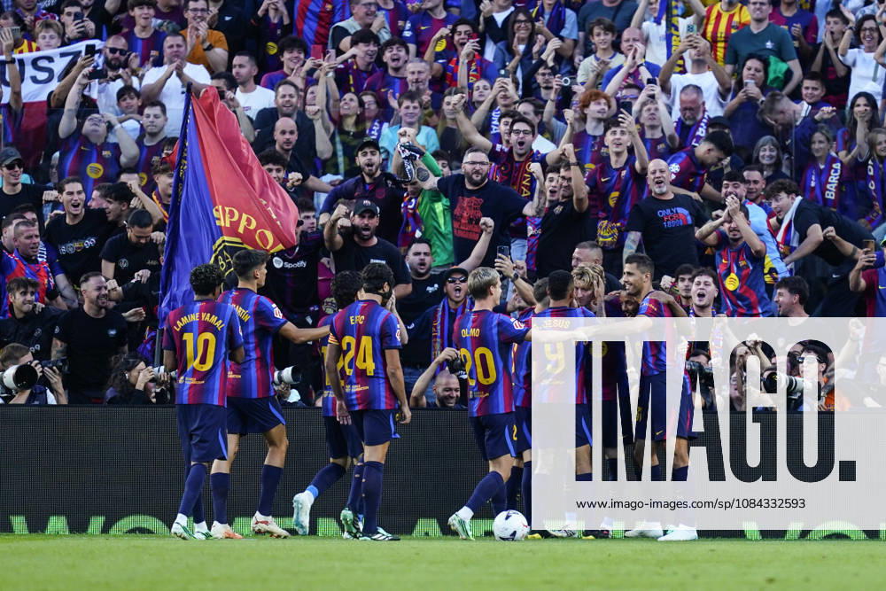 ESP: FC Barcelona, Barca - Getafe CF. La Liga EA Sports. Matchday 8. Anthony Gordon of FC Barcelona celebrates the 1-0 during the La Liga EA Sports match between FC Barcelona and Getafe CF played at Spotify Camp Nou Stadium on 10 Oct 2026 in Barcelona, Spain. kpng