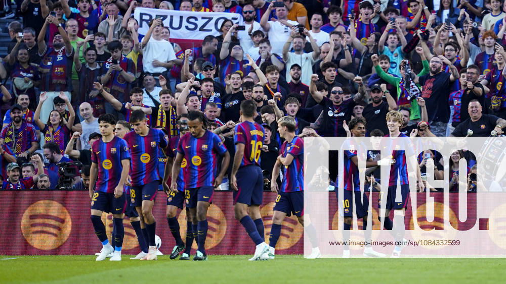ESP: FC Barcelona, Barca - Getafe CF. La Liga EA Sports. Matchday 8. Anthony Gordon of FC Barcelona celebrates the 1-0 during the La Liga EA Sports match between FC Barcelona and Getafe CF played at Spotify Camp Nou Stadium on 10 Oct 2026 in Barcelona, Spain. kpng