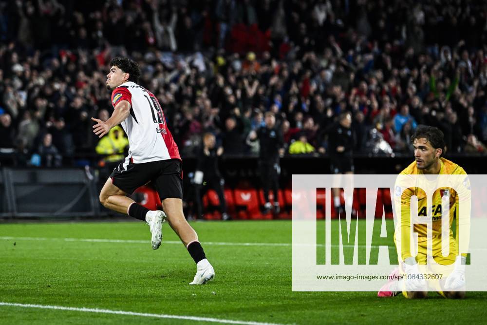 ROTTERDAM - Nacho Ferri of Feyenoord celebrates the 1-0 during the Dutch Eredivisie match between Feyenoord and AZ Alkmaar at Feyenoord stadium De Kuip on October 10, 2026 in Rotterdam, the Netherlands. OLAF KRAAK ANP Eredivisie 2026 27 ANPxSportx IVx 572041852 originalFilename: 572041852