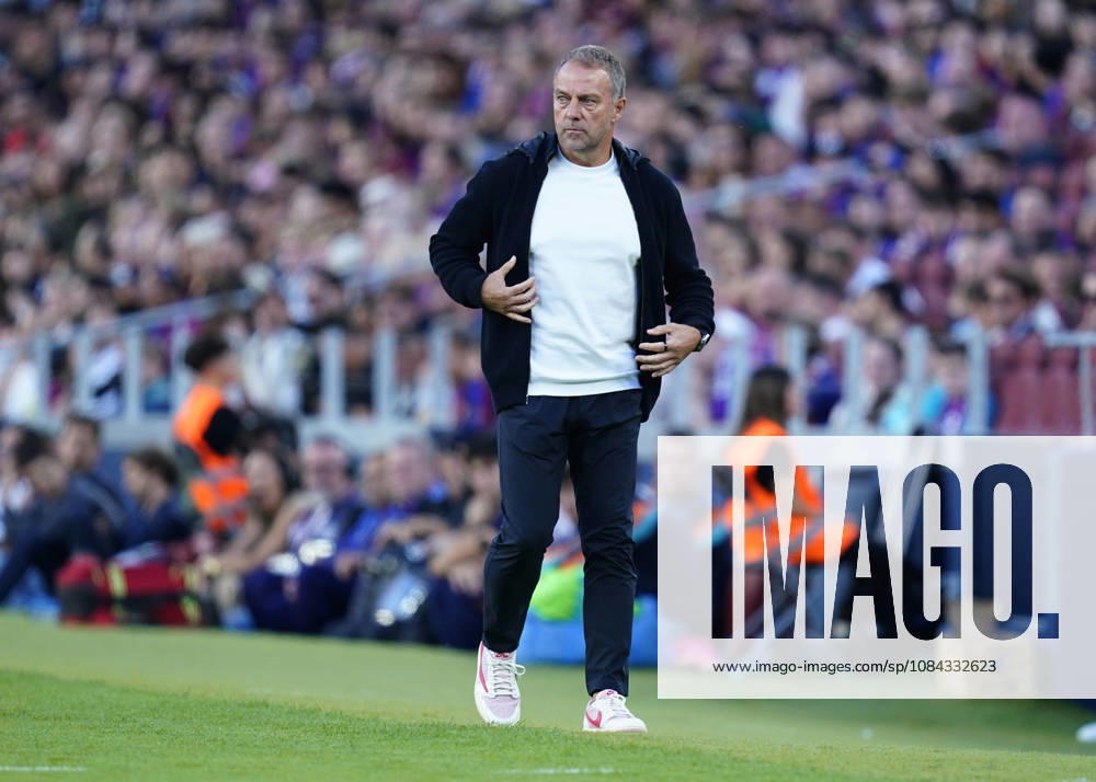 ESP: FC Barcelona, Barca - Getafe CF. La Liga EA Sports. Matchday 8. FC Barcelona head coach Hansi Flick during the La Liga EA Sports match between FC Barcelona and Getafe CF played at Spotify Camp Nou Stadium on 10 Oct 2026 in Barcelona, Spain. kpng