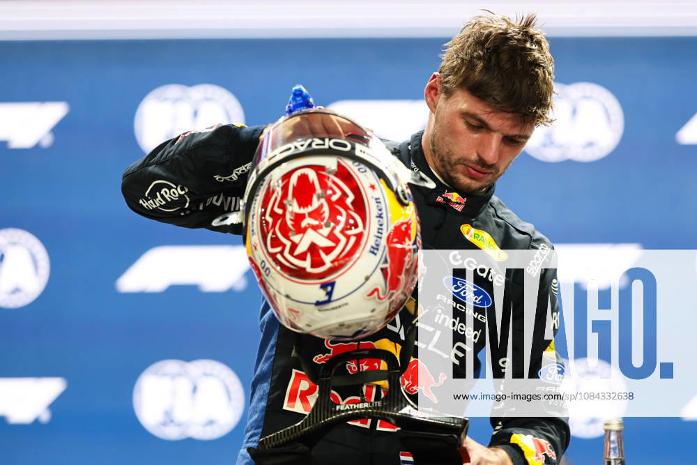 Max Verstappen of the Netherlands and Oracle Red Bull Racing being after qualifying for F1 Grand Prix race of Singapore at Marina Bay Street Circuit on October 10, 2026 in Singapore, Singapore. (Photo by Qian Jun SPP-Paddocker)