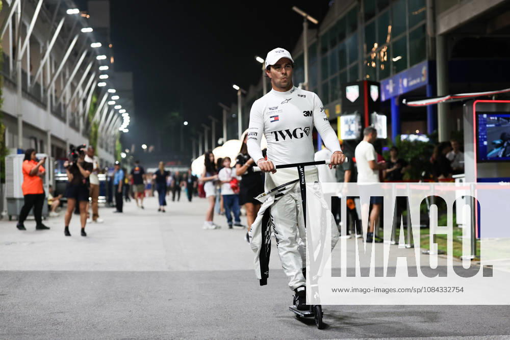 Sergio Perez of Mexico and Cadillac Formula 1 Team at qualifying for F1 Grand Prix race of Singapore at Marina Bay Street Circuit on October 10, 2026 in Singapore, Singapore. (Photo by Qian Jun SPP-Paddocker)