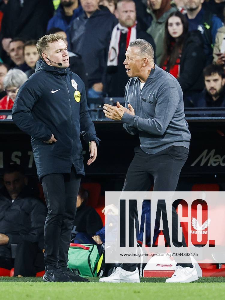 ROTTERDAM - AZ Alkmaar coach Lee-Roy Echteld during the Dutch Eredivisie match between Feyenoord and AZ Alkmaar at Feyenoord stadium De Kuip on October 10, 2026 in Rotterdam, the Netherlands. BAS CZERWINSKI ANP Eredivisie 2026 27 ANPxSportx IVx 572042408 originalFilename: 572042408