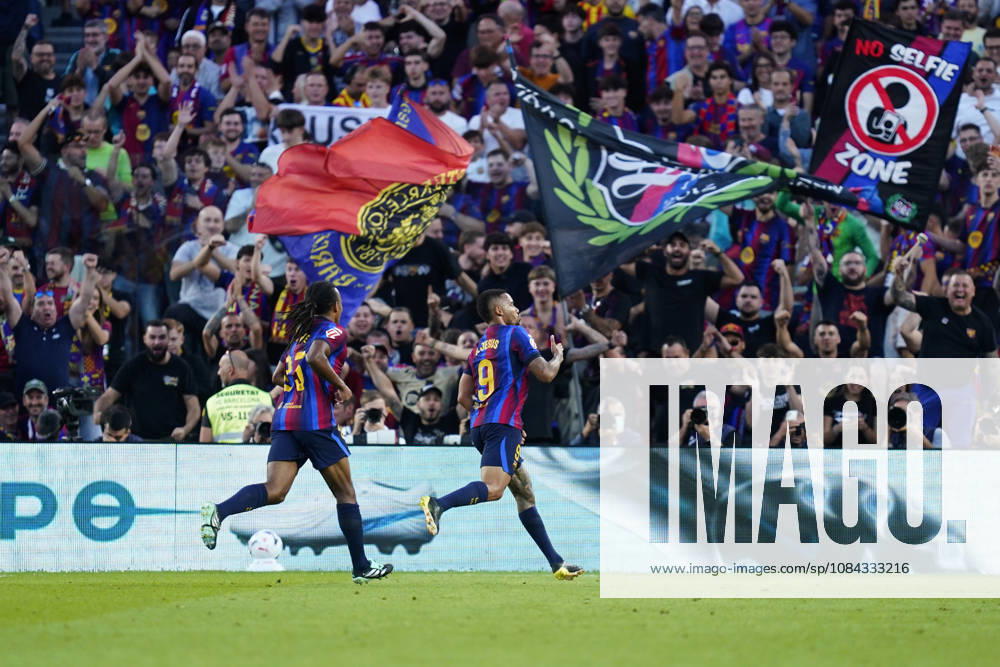 ESP: FC Barcelona, Barca - Getafe CF. La Liga EA Sports. Matchday 8. Gabriel Jesus of FC Barcelona celebrates the 2-0 during the La Liga EA Sports match between FC Barcelona and Getafe CF played at Spotify Camp Nou Stadium on 10 Oct 2026 in Barcelona, Spain. kpng