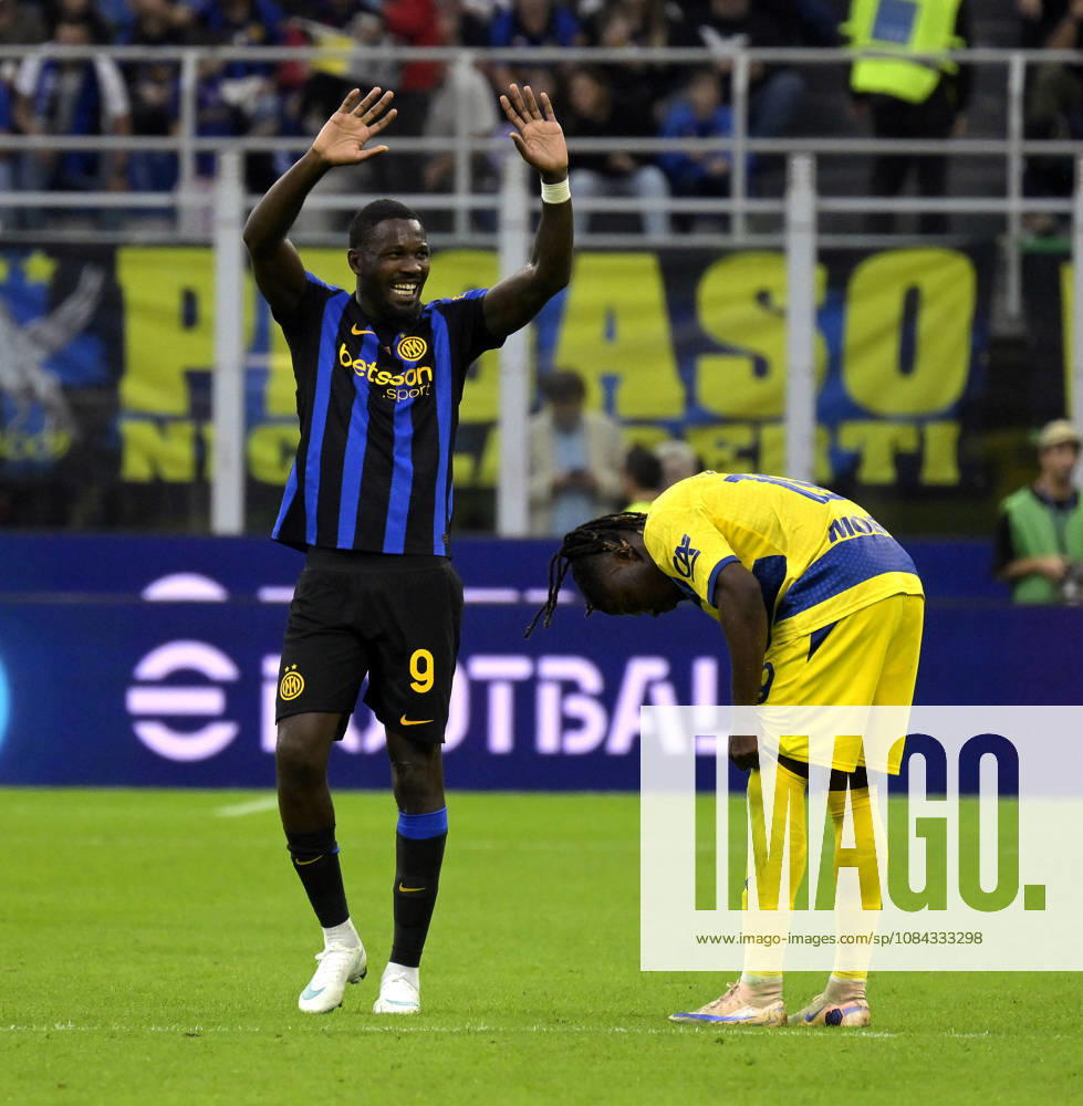 Foto IPP Paolo Bona Milano 10 10 2026 Campionato Seria A di Calcio stagione 2026 2027 partita Inter-Parma Nella foto Marcus Thuram esulta dopo il gol del 3-0 Italy Photo Press Worldwide Copyright italy Italy ITALY