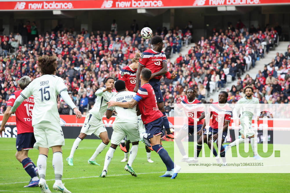 Action du Havre sur le but lillois lors du match LOSC Lille vs Le Havre, Ligue 1, Decathlon Arena stade Pierre Mauroy, le 10 octobre 2026 - photo Laurent Sanson PsnewZ