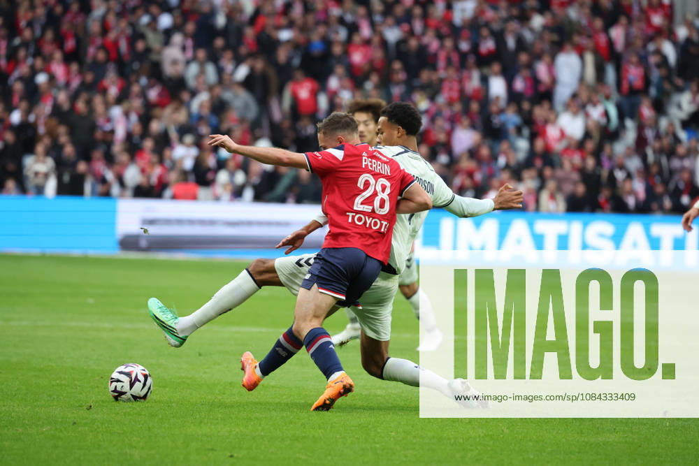 Gaëtan PERRIN (LOSC Lille) lors du match LOSC Lille vs Le Havre, Ligue 1, Decathlon Arena stade Pierre Mauroy, le 10 octobre 2026 - photo Laurent Sanson PsnewZ