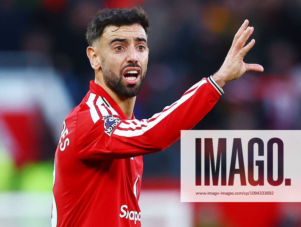 Bruno Fernandes of Manchester United, ManU issues instructions Manchester United v Tottenham Hotspur, Premier League, Football, Old Trafford, Manchester, UK - 10 Oct 2026Manchester Old Trafford United Kingdom