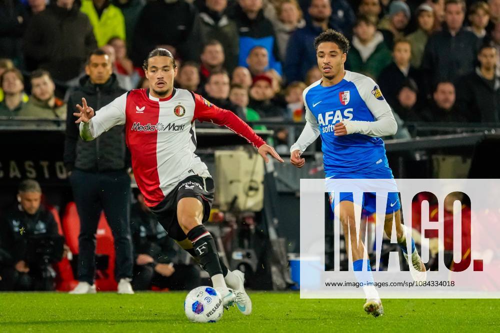 , Stadion Feijenoord (De Kuip) , season 2026 2027 , Dutch Eredivisie football , match between Feyenoord and AZ , Picture shows Feyenoord player Anis Hadj Moussa Feyenoord - AZ x208118508x