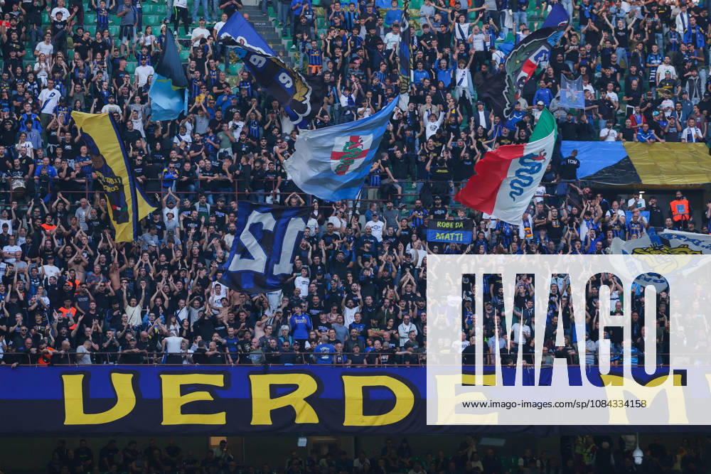 SOCCER - Serie A - Inter - FC Internazionale vs. Parma Calcio Photo by IPA ABACAPRESS.COM89510929 - FC Internazionale supporters seen during the Serie A Enilive 2026 27 soccer match between FC Internazionale and Parma Calcio 1913. Milan Italy