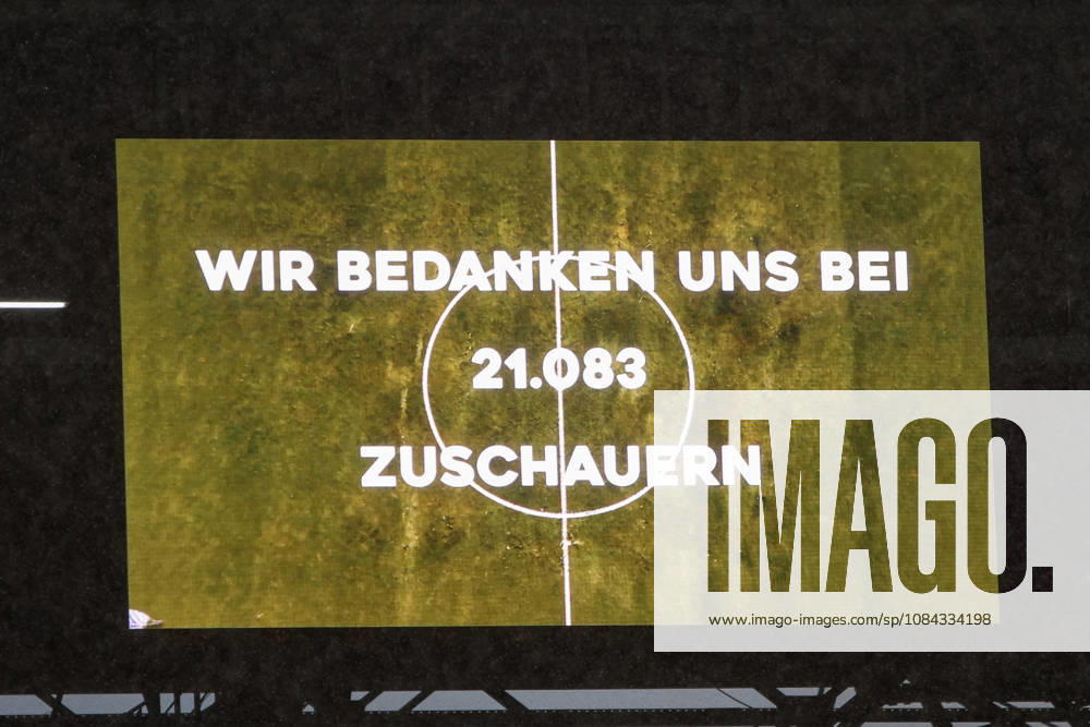 GER, Fussball, Herren, 3. Liga, Saison 2026 2027, MSV Duisburg - TSG Hoffenheim II die Zuschauerzahl von 21.083 Zuschauern Duisburg schauinsland-reisen-Arena Nordrhein-Westfalen Deutschland