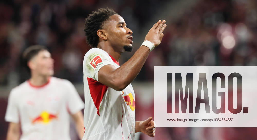 RB Leipzig - Frankfurt Bundesliga Leipzig, 10.10.2026, Red Bull Arena, Fußball, 1.Bundesliga, 5.Spieltag , RB Leipzig vs. SG Eintracht Frankfurt , Im Bild: Tor für RB Leipzig. Christopher Nkunku ( 28, RBL) trifft zum 4:0 und jubelt. , Nur zur redaktionellen Nutzung. Only editorial use. , DFL DFB regulations prohibit any use of photographs as image sequences and or quasi-video. ,