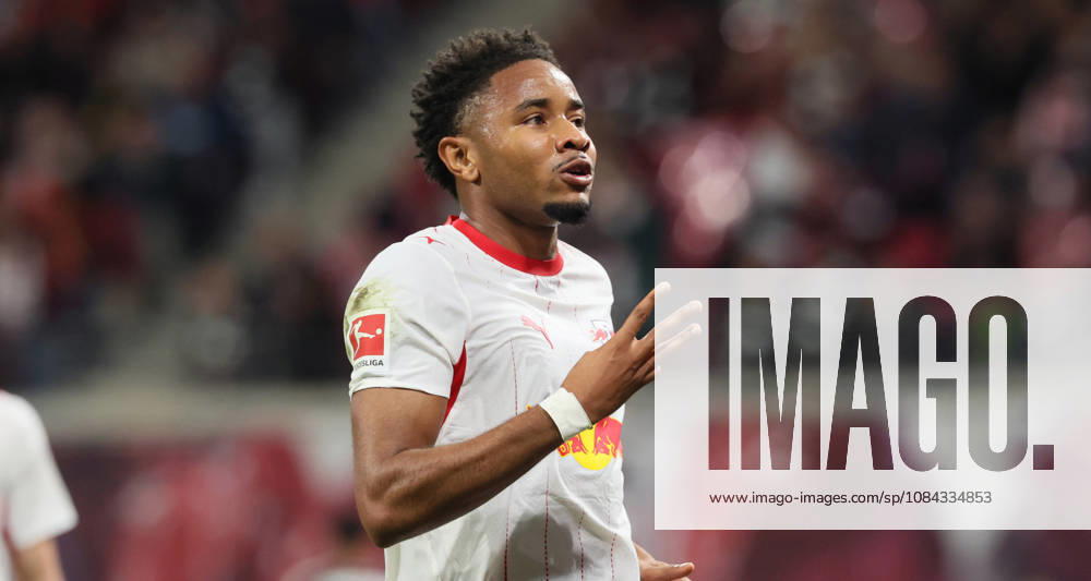 RB Leipzig - Frankfurt Bundesliga Leipzig, 10.10.2026, Red Bull Arena, Fußball, 1.Bundesliga, 5.Spieltag , RB Leipzig vs. SG Eintracht Frankfurt , Im Bild: Tor für RB Leipzig. Christopher Nkunku ( 28, RBL) trifft zum 4:0 und jubelt. , Nur zur redaktionellen Nutzung. Only editorial use. , DFL DFB regulations prohibit any use of photographs as image sequences and or quasi-video. ,
