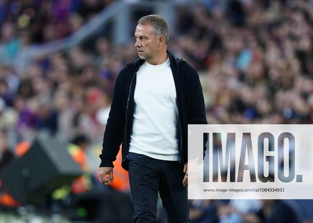 ESP: FC Barcelona, Barca - Getafe CF. La Liga EA Sports. Matchday 8. FC Barcelona head coach Hansi Flick during the La Liga EA Sports match between FC Barcelona and Getafe CF played at Spotify Camp Nou Stadium on 10 Oct 2026 in Barcelona, Spain. kpng