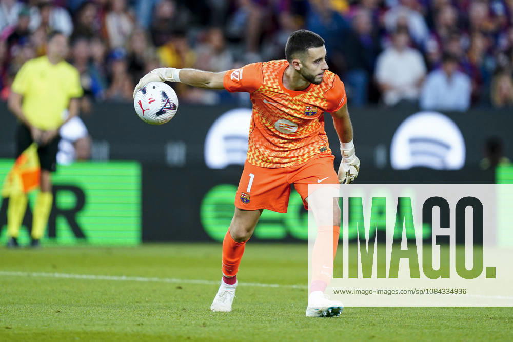 ESP: FC Barcelona, Barca - Getafe CF. La Liga EA Sports. Matchday 8. Joan Garcia of FC Barcelona during the La Liga EA Sports match between FC Barcelona and Getafe CF played at Spotify Camp Nou Stadium on 10 Oct 2026 in Barcelona, Spain. kpng