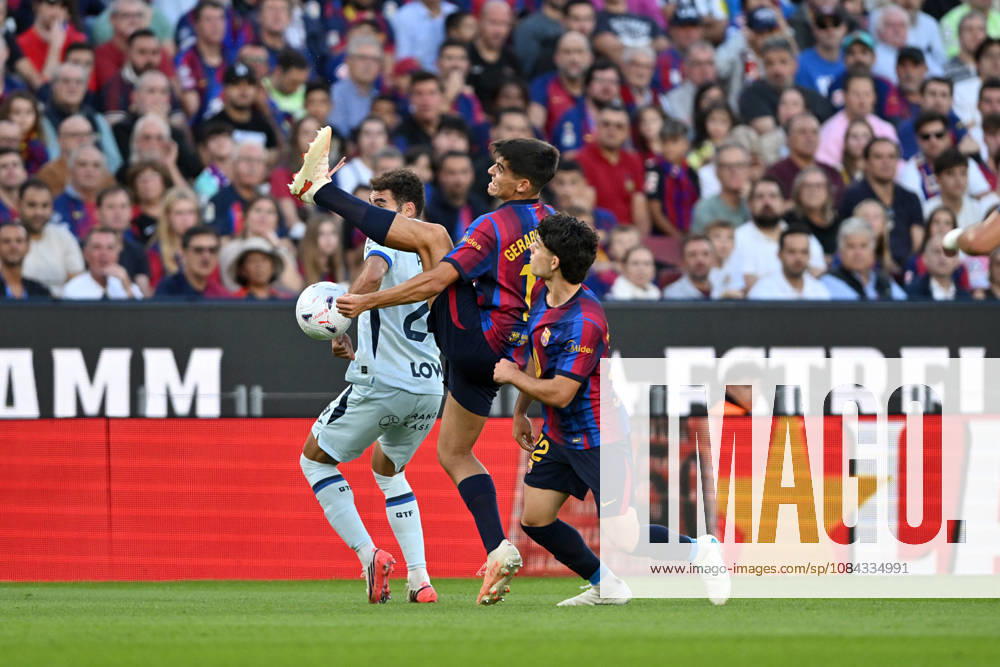 FC Barcelona, Barca v GETAFE CF SPOTIFY CAMP NOU. BARCELONA October 10,2026 FC BARCELONA vs GETAFE CF OCTOBER 10 ,2026 Gerard Martin (18 ) of FC Barcelona during the match between FC Barcelona and Getafe CF corresponding to the eighth day of La Liga EA Sports at at Spotify Camp Nou in Barcelona, Spain. Barcelona ESP
