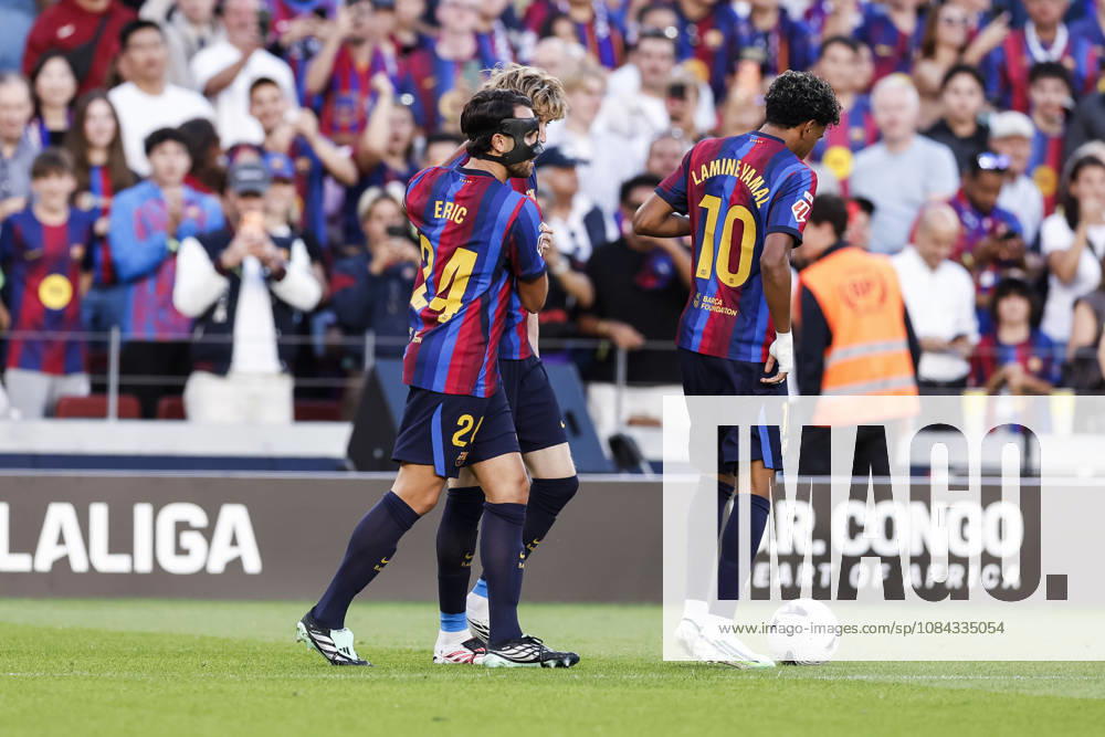Anthony Gordon of FC Barcelona, Barca celebrates a goal during the Spanish league, LaLiga EA Sports, football match played between FC Barcelona and Getafe CF at Spotify Camp Nou stadium on October 10, 2026 in Barcelona, Spain. FC Barcelona V Getafe CF - LaLiga EA Sports - ZUMAa181 20261010_zaa_a181_087