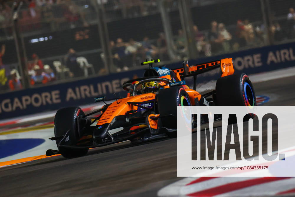Formula 1 Singapore Grand Prix SINGAPORE - OCTOBER 10: McLaren s driver Lando Norris during the Qualifying Session at the Formula One Grand Prix of Singapore, at the Marina Bay Street Circuit in Singapore, on October 10, 2026. Daniel Ceng Anadolu Singapore Singapore. Editorial use only. Please get in touch for any other usage.