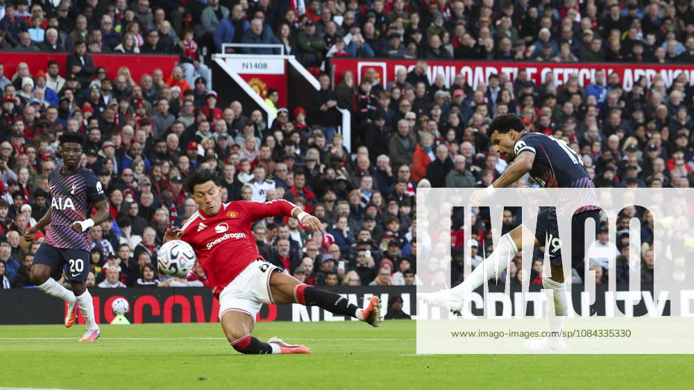 Liverpool v Manchester City, FA Premier League 10.10.26 Liverpool v Manchester City, FA Premier League Bradley Ormesher The Times Dominic Solanke of Tottenham has shot at goal