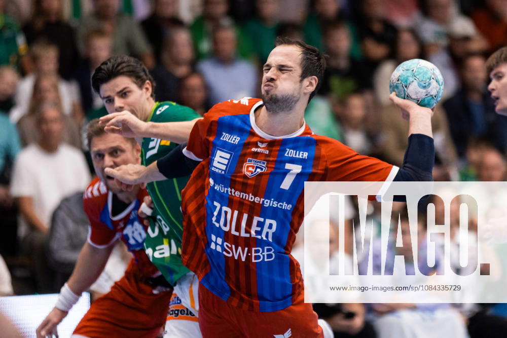 Domikin CLAUS (SG BBM Bietigheim, 07) erzielt ein Tor, Aktion, Torwurf GER, FRISCH AUF! Goeppingen vs. SG BBM Bietigheim, Handball, Bundesliga, OPEL HBL, 8. Spieltag, Spielzeit 2026 2027, 10.10.2026, GER, FRISCH AUF! Goeppingen vs. SG BBM Bietigheim, Handball, Bundesliga, OPEL HBL, 8. Spieltag, Spielzeit 2026 2027, 10.10.2026, Goeppingen