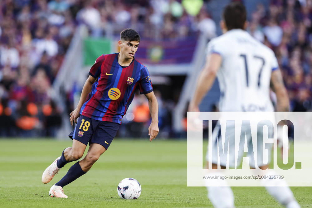 Gerard Martin of FC Barcelona, Barca in action during the Spanish league, LaLiga EA Sports, football match played between FC Barcelona and Getafe CF at Spotify Camp Nou stadium on October 10, 2026 in Barcelona, Spain. Barcelona Spain - ZUMAa181 20261010_zaa_a181_085