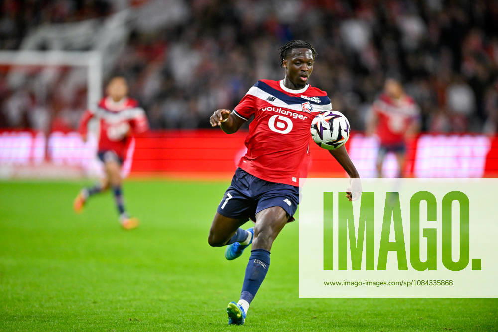 LOSC Lille v Le Havre Athletic Club - Ligue 1 McDonald s 2026 2027 Dilane BAKWA of Lille during Ligue 1 McDonald s match between Lille and Le Havre at Stade Pierre-Mauroy on October 10, 2026 in Lille, France. Lille France